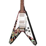 Epiphone - Flying-V Jimi Hendrix Love Drops Ebony - Imagen 8
