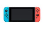 Consola Nintendo Switch con un par de Joy-Cons inalámbricos V3 en rojo y azul neón - Imagen 3