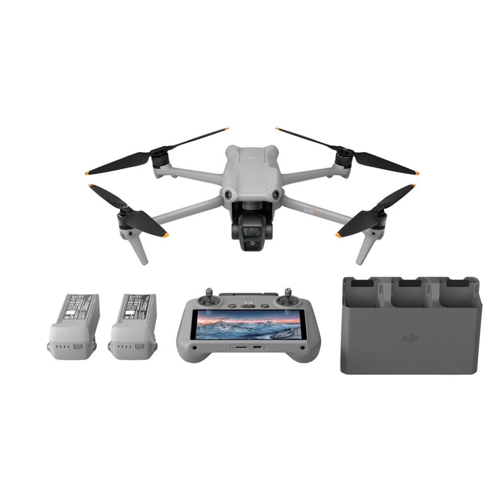 Drone-DJI-Air-3-Fly-More-Combo-RC-2-Gris.jpg DJI Air 3 Fly More Combo RC 2 Drone Gris - Imagen 1