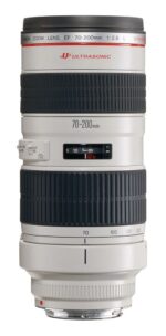 Objetivo SLR blanco Canon EF 70-200 mm f/2,8 L USM - Imagen 2