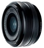 Objetivo híbrido negro Fuji XF 18 mm f/2 R