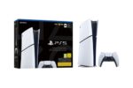 Consola Sony PS5 Slim Digital Edition, blanca y negra - Imagen 4